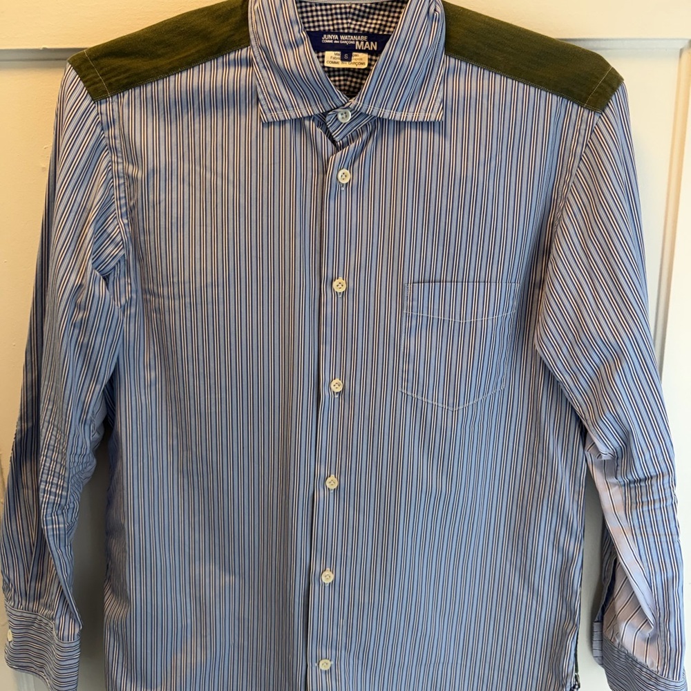 Junya Watanabe camo Oxford shirt